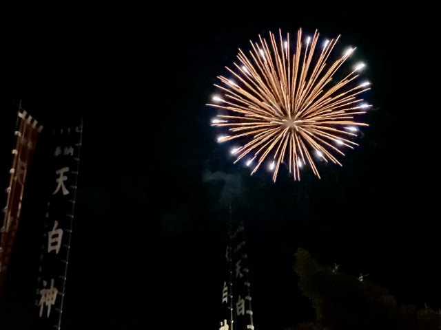 相生ペーロン祭 前夜祭 海上花火大会
