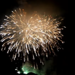 備後国府まつり花火の様子