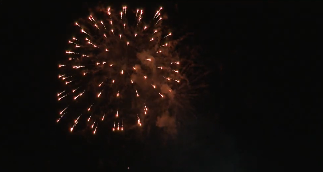 祖谷夏祭り花火