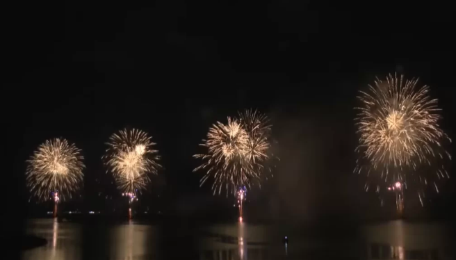 松江水郷祭湖上花火大会