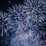 小山の花火